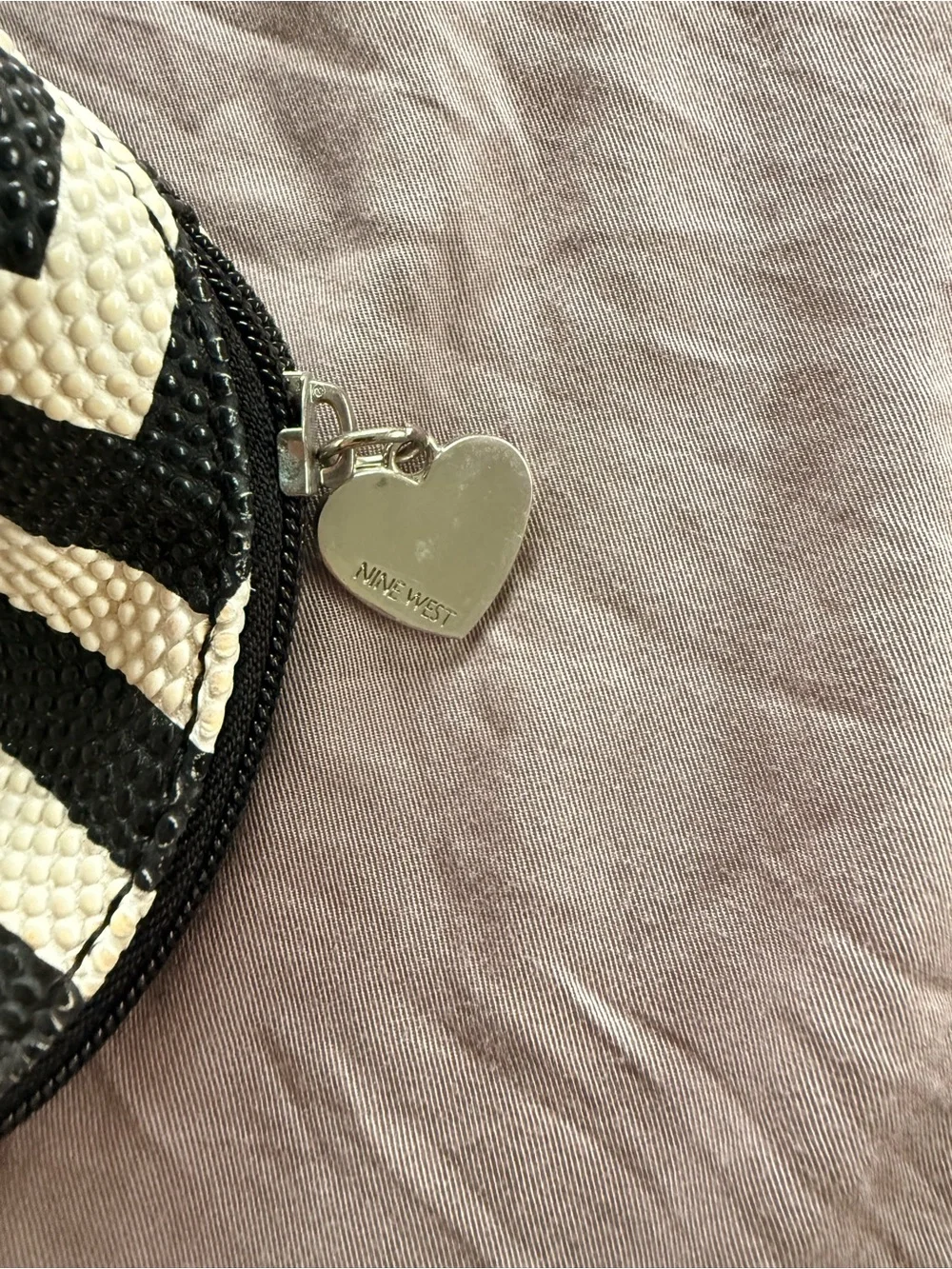 nine west chevron pouch
